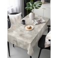 thumbnail image 6 of Vintage Beige Table Cloth, Modern Abstract Art Oil Painting Waterproof Tablecloth for Rectangle Tables, Reusable Washable Fabric Table Cover for Restaurant Kitchen Dining Tables 54"x108", 6 of 6
