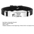 thumbnail image 7 of Tnobhg 2024 Graduation Cuff Bracelet Proud Moment Bracelet for Her Inspirational Memory Gift for High School College Middle School Graduates, 7 of 7