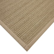 Better Homes & Gardens Brown Weave Indoor Kitchen Rug - 20 x 34 - 100% Polyester - Neutral
