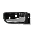 thumbnail image 2 of TRQ Inside Door Handle Black Chrome Driver Passenger Pair for Toyota Camry DHA34427, 2 of 4