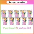 thumbnail image 3 of Princess Birthday 1st Cups Party Supplies Plates Fans Decorations Cake Topper Decor, 3 of 6