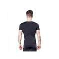 thumbnail image 4 of Topumt Men Compression V-Neck Sport T-shirt Shor Short Sleeve Tee, 4 of 6