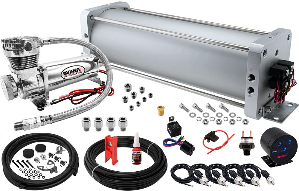 Vixen Air Suspension Kit for Truck/Car Bag/Air Ride/Spring. On Board