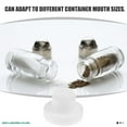 thumbnail image 6 of PBPBOX 12Pcs White Silicone Stopper Set Flexible Seal for Salt Pepper Shakers and Bottles, 6 of 8