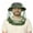 military green, variant on 2 Pack Breathable Mosquito Head Net, Lightweight Insect Protection Mesh Cover for Gardening Camping Beekeeping, Universal Fit All Hats Men & Women