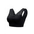 thumbnail image 5 of Women Full Figure Plus Size Lace Bras Rimless Sports Tank Tops, 5 of 8