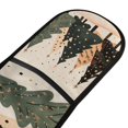 thumbnail image 4 of Yayeee Double Oven Mitt Kitchen Heat Resistant Baking 35" x7" Quilted Glove, Beige Christmas Trees, 4 of 6