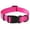 Pink, variant on Mile High Life Dog Collar | Nylon Reflective Dog Collars | Light Weight Puppy Collars | Pink Dog Collars for Large Dogs (Solid Pink, Large)