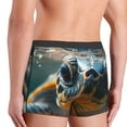 thumbnail image 3 of KLL Realistic Cute Sea Turtle Men's Cotton Boxer Briefs Underwear-Medium, 3 of 8