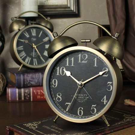 4 Metal Alarm Clock Without Battery Exquisite Workmanship
