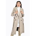thumbnail image 4 of Abrigo largo con cinto Roman Fashion /Juvenil, 3013 (Cafe) cafe G, 4 of 5