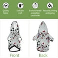 thumbnail image 5 of Playing Cards Poker Games Queen King Dog Hoodie, Pet Clothes Sweater with Hat, Pets Wear Soft Coat for Small/Medium/Large Dogs Xx-Large, 5 of 7