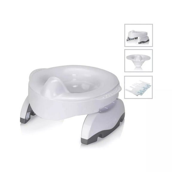 Kalencom 2-in-1 Potette Plus Premium Travel Potty & Trainer Seat, Portable Potty, Reusable Liner