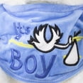 thumbnail image 3 of Oso De Peluche Con Playera Azul It S A Boy Con Cigüeña, 3 of 5