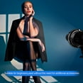 thumbnail image 2 of Wellmaking Bowens Mount Flash snoot conical Lens Video Artist Modelling Shape Light Studio use with Optical Lens Various Gobos Bowens Photography Accessories, 2 of 9