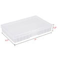 thumbnail image 4 of Caja de almacenamiento rectangular de plástico transparente Unique Bargains para 48 x baterías AA, 4 of 4