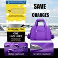 thumbnail image 7 of 14 inch Small Gym Bag, Mini Duffel Bag for Women & Men, Carry On Lightweight for Travel  - Purple, 7 of 7