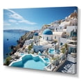 thumbnail image 2 of Designart "Dreaming of Santorini, Greece I" Architecture Wall Decor, 2 of 5