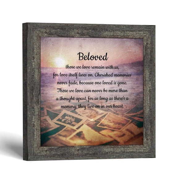 Memorial Picture Frame, Sympathy Keepsake Gift