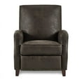thumbnail image 4 of Pemberly Row Microfiber Push Back Recliner in Brown, 4 of 8