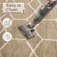 thumbnail image 4 of Pentantan 8ft x 10ft Shag Area Rugs for Living Room, Modern Geometric Fluffy Bedroom Carpet, Camel & White, 4 of 7