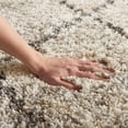 thumbnail image 5 of Nourison Scandinavian Shag SCN01 Ivory/Grey Area Rug 4' x 6', 5 of 10