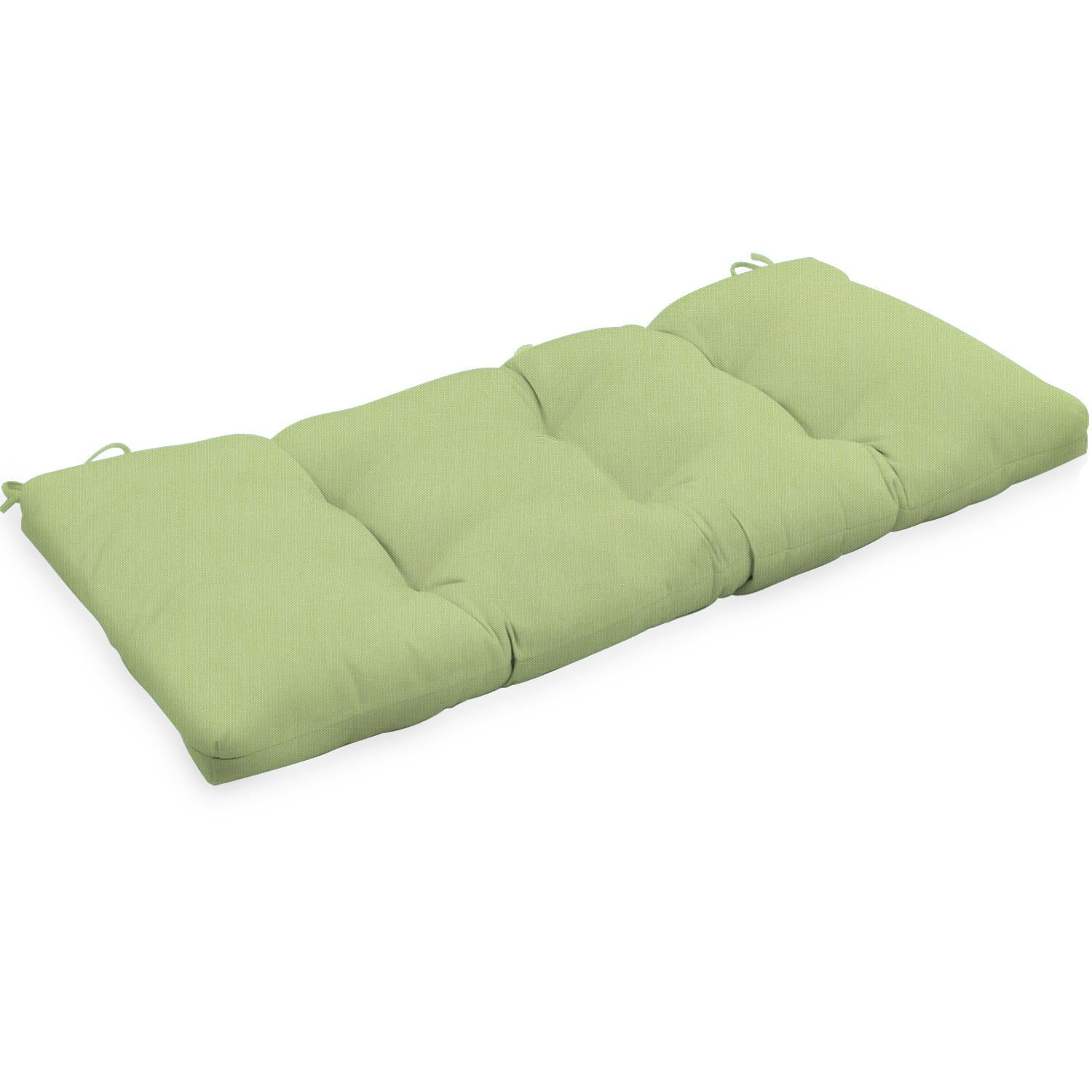 Sunbrella Canvas Parrot Large Outdoor Replacement Bench Cushion By
