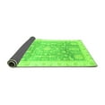 thumbnail image 2 of Ahgly Company Indoor Round Oriental Green Modern Area Rugs, 8' Round, 2 of 4