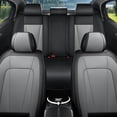 thumbnail image 3 of Car Seat Covers Full Set Custom Fit for Toyota Corolla 2000-2026 - Premium Faux Leather Auto Protectors with Waterproof, Breathable, Anti-Slip Car Seat Protectors (BlackGray,Full Set), 3 of 8