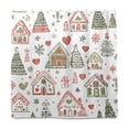 thumbnail image 2 of Yayeee Shower Curtain with Hooks 72"x72" Waterproof Fabric Bathroom Hanging Decor, Nordic Christmas House, 2 of 5