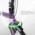 thumbnail image 3 of Bicicleta Plegable Vintage R20 7 Velocidades Aluminio Neon lavanda 20, 3 of 8
