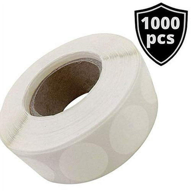 1000 Pcs Per Roll Clear Package Seals Stickers Envelope Seals for Mailing  Round Circle Wafer Seal Labels Transparent Envelope Tab Sealer and Retail