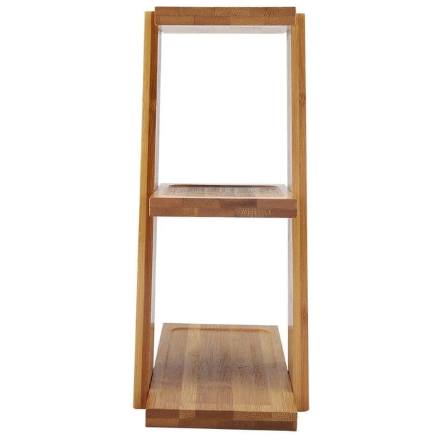 Bamboo Material Plant Stands, Plant Shelf, 25x18x9.2cm Office For Balcony