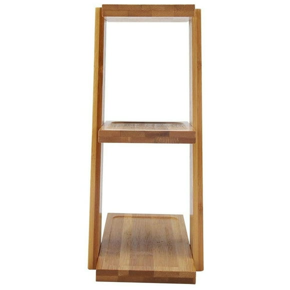 Bamboo Material Plant Stands, Plant Shelf, 25x18x9.2cm Office For Balcony
