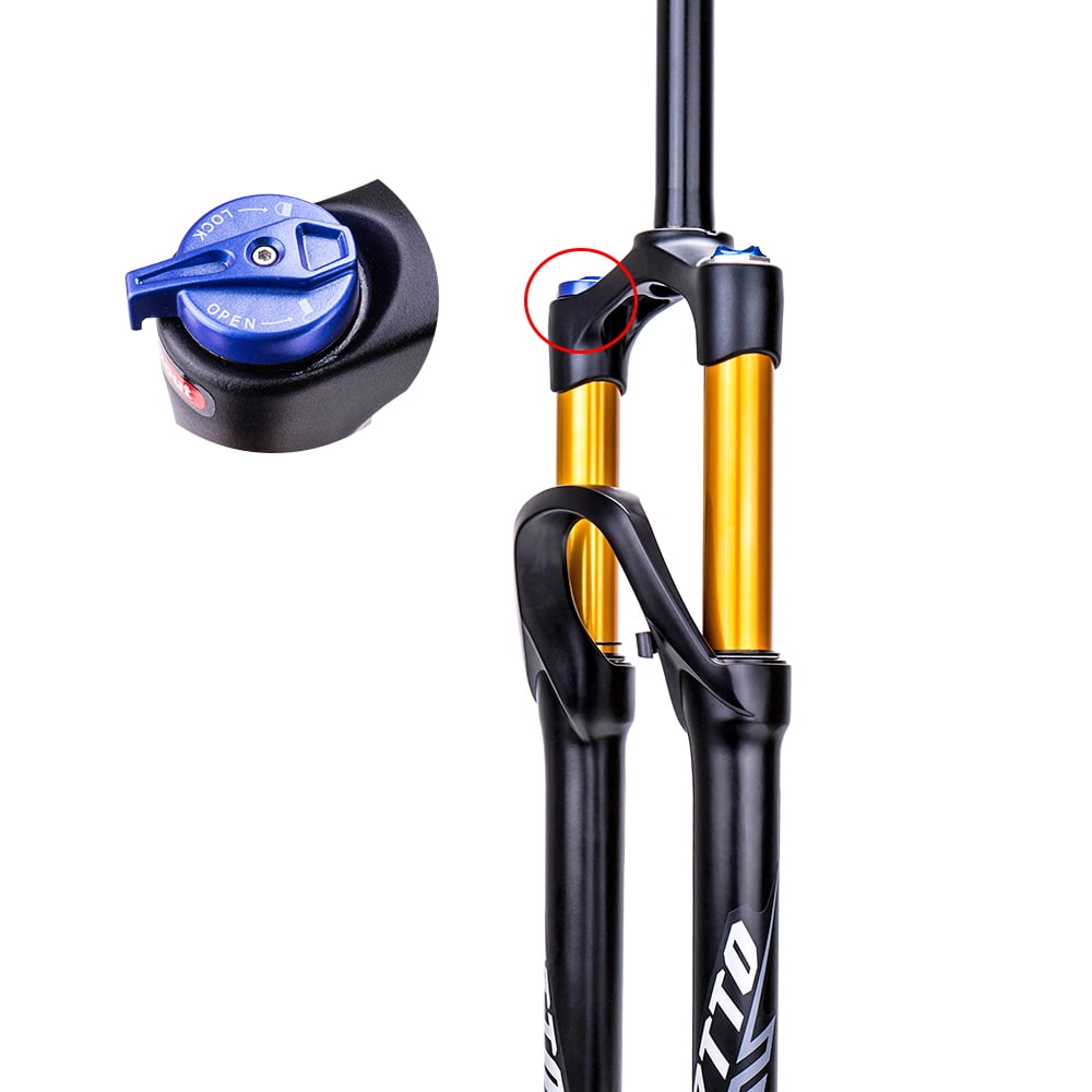 ZTTO Mountain Bike Front Fork Bicycle Shock Absorption Front Fork 26 inch 27.5 inch 29 inch Double Chambers Shock Absorption Front Fork Bike Front Suspension Walmart