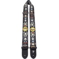 thumbnail image 2 of Perri's Leathers 2" Polyester Guitar Strap with Leather Ends, Guns N Roses Appetite for Destruction, Large Skulls, 2 of 7