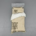 thumbnail image 2 of Ambesonne Tribal Bedding Set 4 Pcs, Mayan Relic, Queen, Tan Army Green, 2 of 3