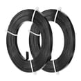 thumbnail image 1 of Uxcell 2-Pack Alambre de Aluminio Plano, 5mm de Ancho x 16.4ft/5m Alambre de Manualidades Anodizado Flexible para Fabricación de Joyas/DIY Escultura de Bezel/Artículos de Suministro [Negro], 1 of 6