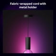 thumbnail image 3 of Cable colgante para lámpara colgante Philips Hue Lightguide, negro, 3 of 7
