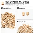 thumbnail image 3 of OULII 250 Pcs Embout à Franges en Daim Perles de Fibre Métalliques pour Rangement Doré Simple Élégant Durable Fournitures DIY, 3 of 6