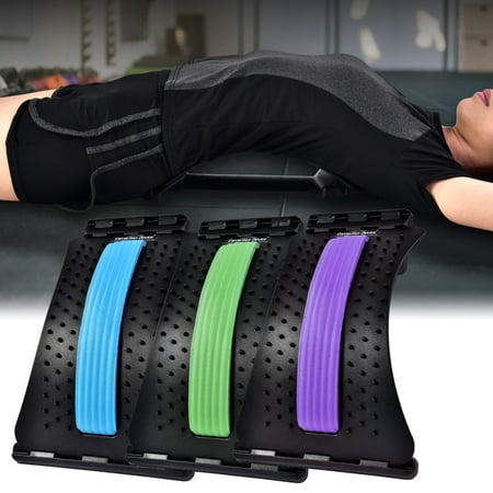 WALFRONT Back Massager, Back Stretcher Pain Relief,Back Stretcher Lower Lumbar Muscle Massage Support Pain Relief Fitness (Best Stretching Exercises For Lower Back)