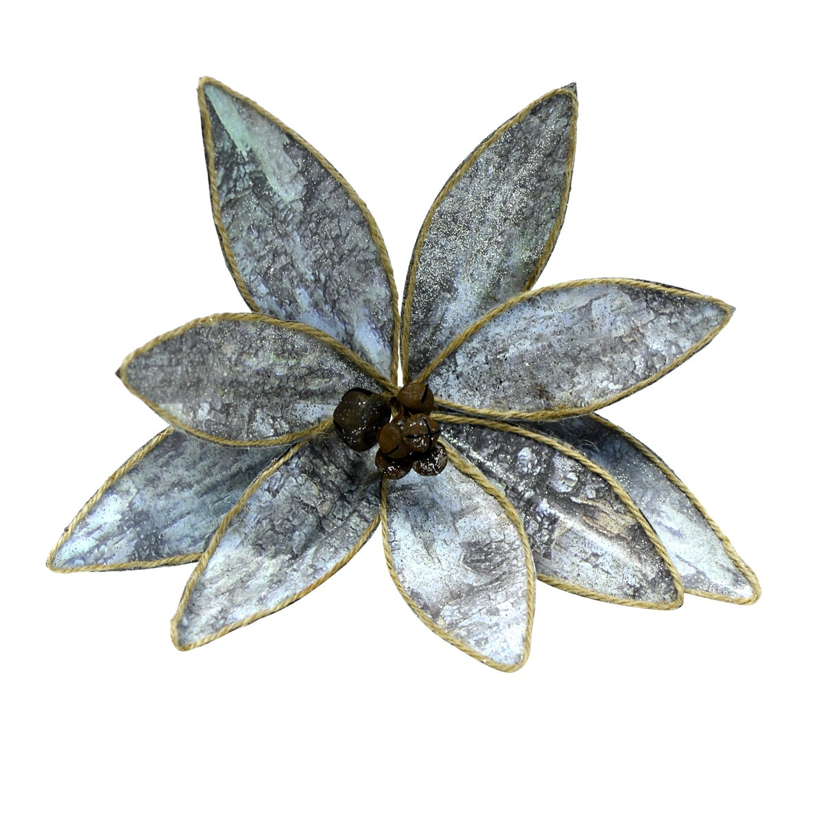 TreasureGurus Poinsettia Ornament - Thumbnail 2