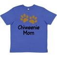 thumbnail image 3 of Inktastic Chiweenie Mom Paw Print Youth T-Shirt, 3 of 5