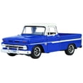 thumbnail image 2 of 1966 Chevrolet C10 Fleetside Pickup Truck Blue with Cream Top 1/24 Diecast Model Car by Motormax, 2 of 4