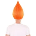 thumbnail image 5 of HPO Adult Unisex Orange Costume Wig – Straight Synthetic Fiber Hair for Halloween, Parties & Cosplay, 5 of 9