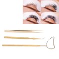 thumbnail image 3 of Lash Lift Miroir Pinces à Épiler Ensemble, 3pcs Outils de Levage de Cils en Acier Inoxydable Séparateur de Cils Miroir Pinces à Épiler Ensemble Extension de Cils Fournitures pour l'Extension de Cils, 3 of 8