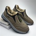 thumbnail image 4 of XIMIN Walking Shoes for Men Slip-On Loafer Trekking Shoes Work Sneakers Waterproof Sneakers Hiking Sneakers Work Shoes Slip-On Outdoor Sneakers (7.5, Khaki), 4 of 4