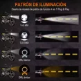 thumbnail image 3 of 2pcs Faro Led 7'' Redondo Para Jeep/moto/ojos De Ángel, 3 of 8