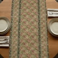 thumbnail image 5 of Table Runners 90 Inches Long Dress Scarves, Sage Green Boho Farmhouse Coffee/Dining/Kitchen Table Runner for Living Room, Vintage Ethnic Tribe Abstract Art Floral 13x90 Inch, 5 of 9
