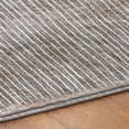 thumbnail image 5 of Addison Rugs Dream Shag Premium Machine Washable Transitional Stripes Gray Rectangle Rug, 5' x 7'6", 5 of 8